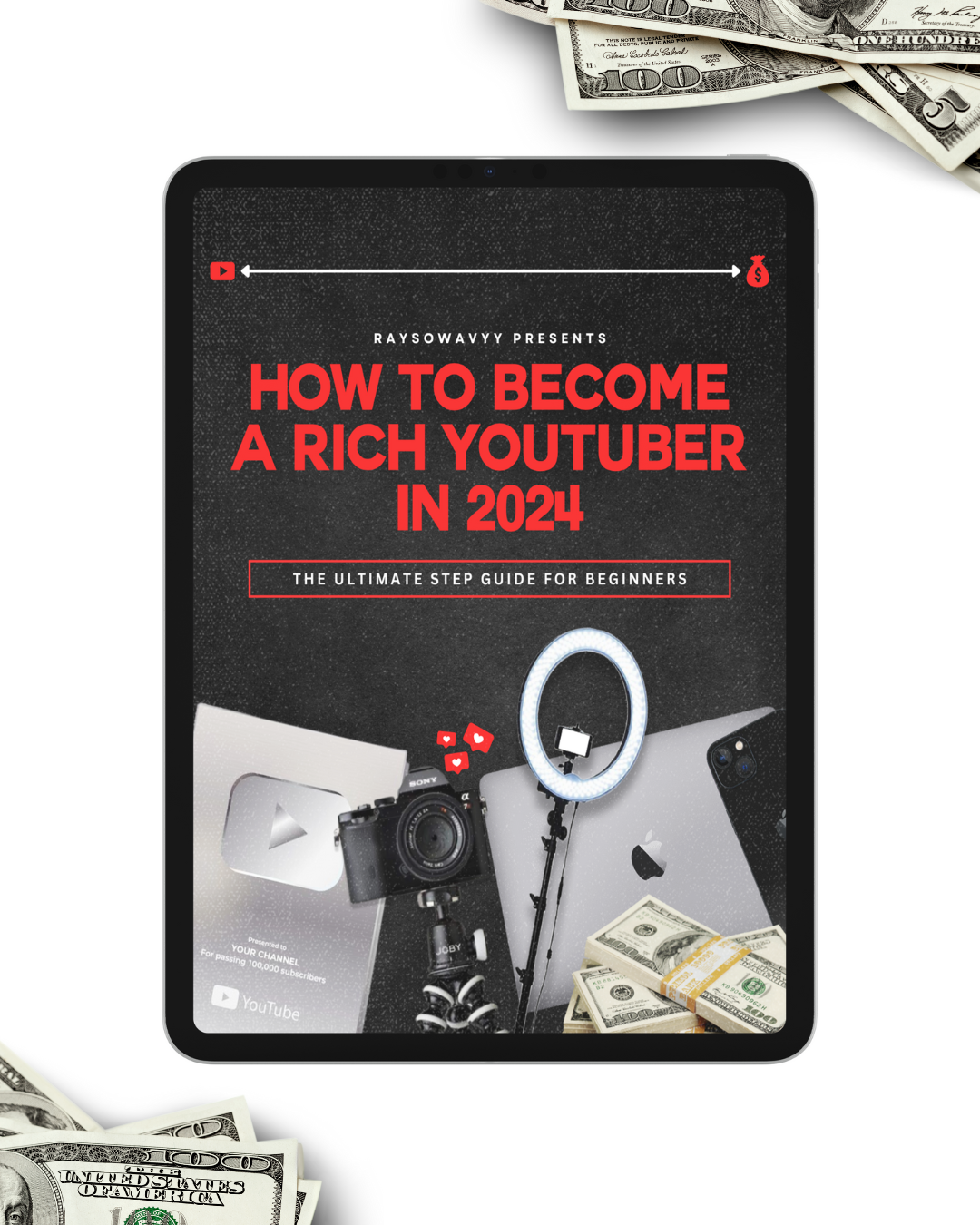 HOW TO BECOME A RICH YOUTUBER 2024