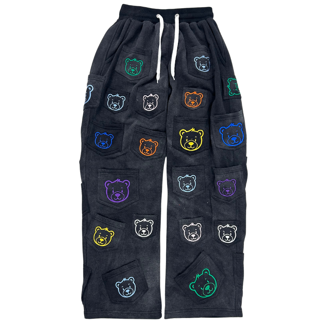 Pocket Sweats - Beary Black