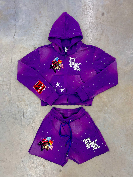 Women’s Purple Kozi Sweatsuit