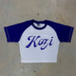 Women's Purple Kozi Cropped Tee