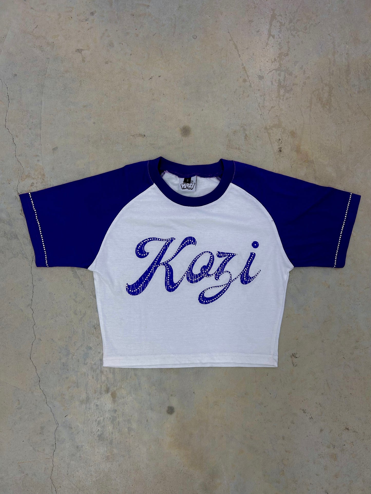 Women's Purple Kozi Cropped Tee