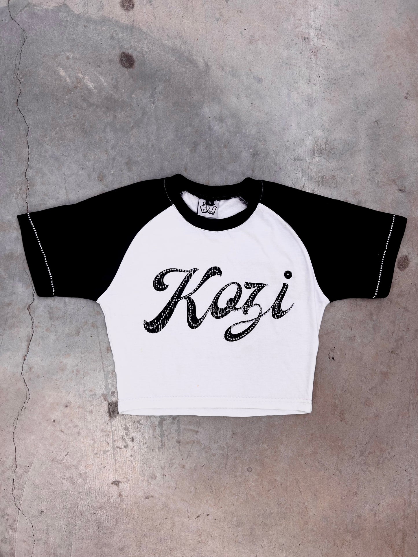 Women's Black Twilight Kozi Cropped Tee