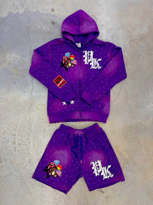 Men's Purple Kozi Sweatsuit