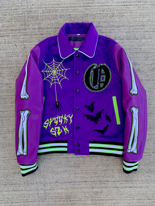 Purple Phantom Varsity Jacket