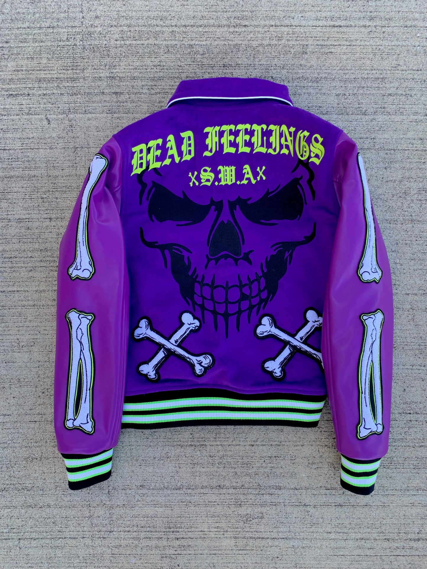 Purple Phantom Varsity Jacket