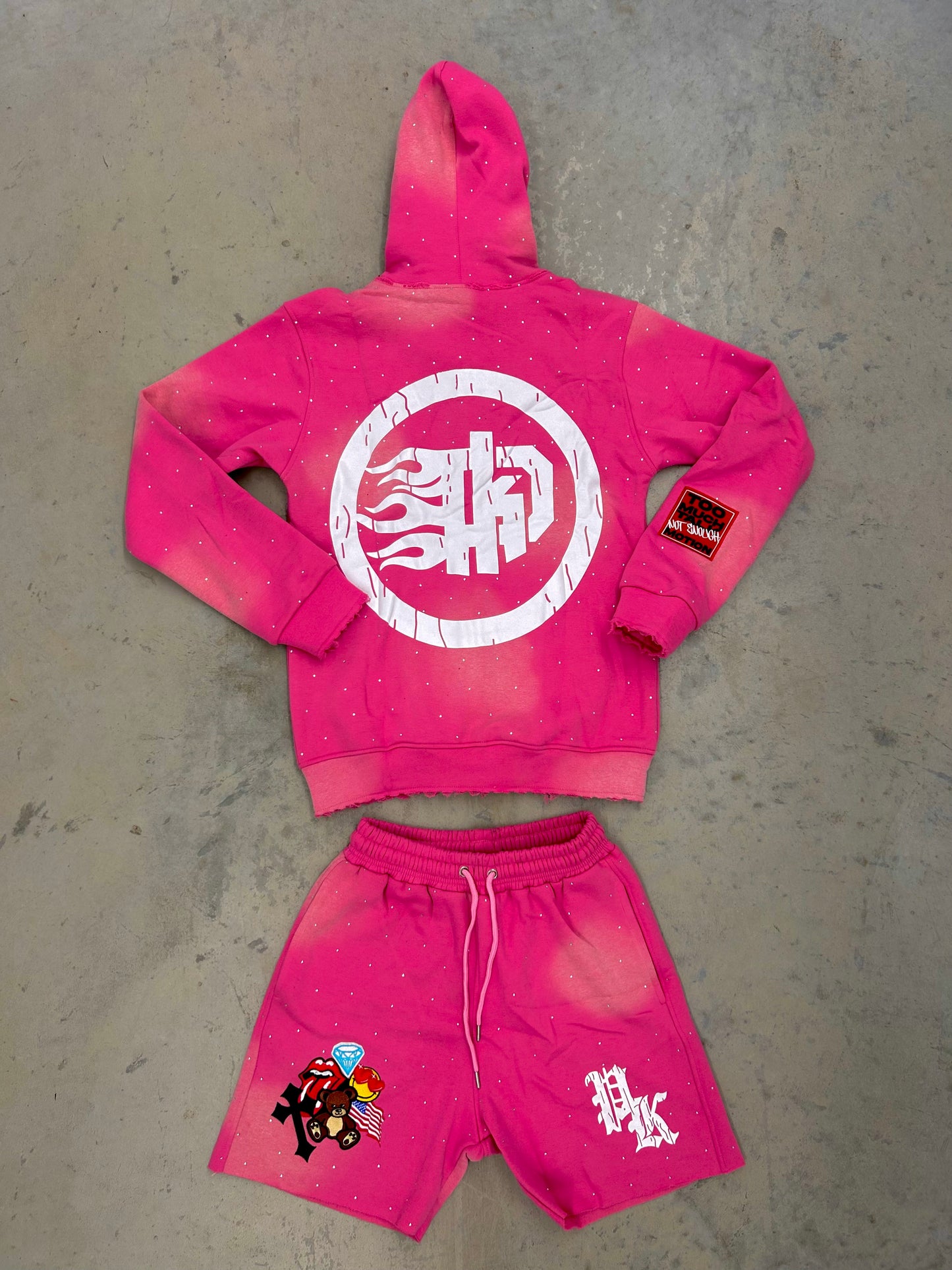 Men’s Pink Kozi Sweatsuit