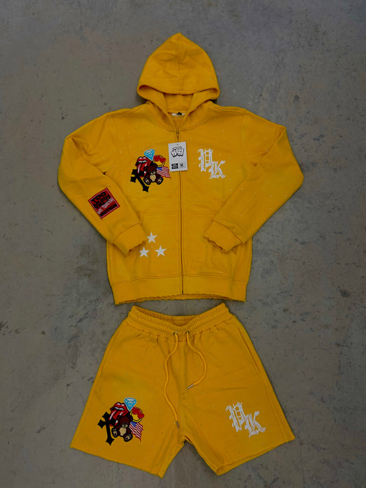 Men’s Yellow Kozi Sweatsuit