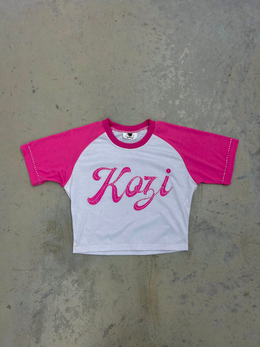 Pink Kozi Cropped Tee