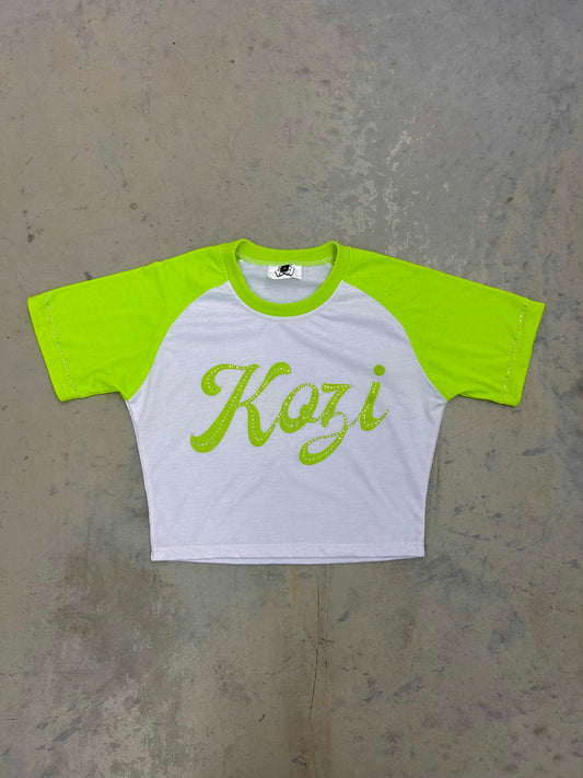 Green Kozi Cropped Tee